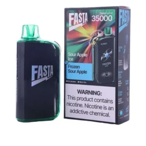 Sour Apple Ice FASTA Burrst Disposable Vape – 35000 Puffs