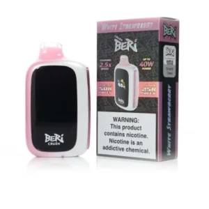 Beri Crush 50K Disposable Vape – White Strawberry