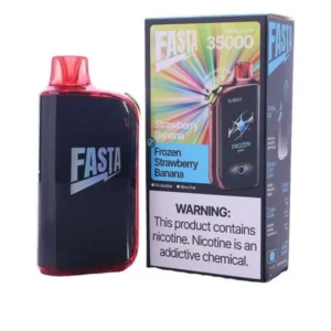 Strawberry Banana FASTA Burrst Disposable Vape – 35000 Puffs