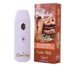 Canabzy Take Off Blend THCA Disposable – Cookie Milk