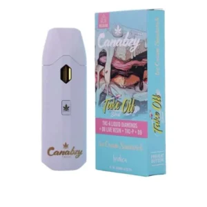 Canabzy Take Off Blend THCA Disposable – Ice Cream Sandwich