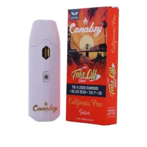 Canabzy Take Off Blend THCA Disposable – California Fire