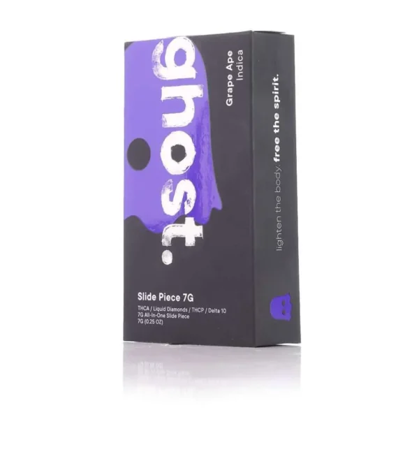 Ghost THC-A 7g Disposable Vape – Grape Ape Indica