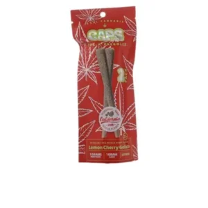 Caps Lemon Cherry Gelato Hybrid Pre-Rolls – 2 Packs