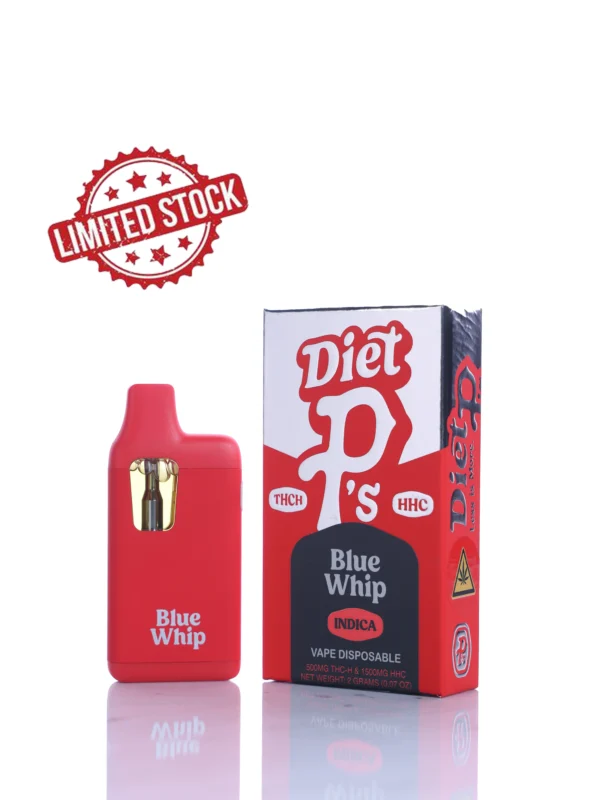 Diet P’s Blue Whip THCP Disposable Vape