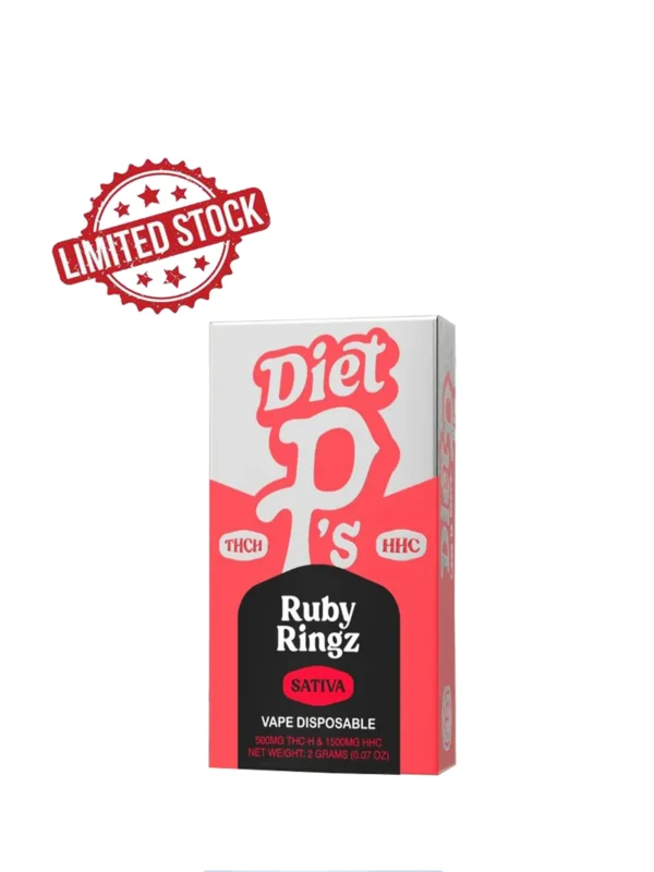 Diet P’s Ruby Ringz THCP Disposable Vape