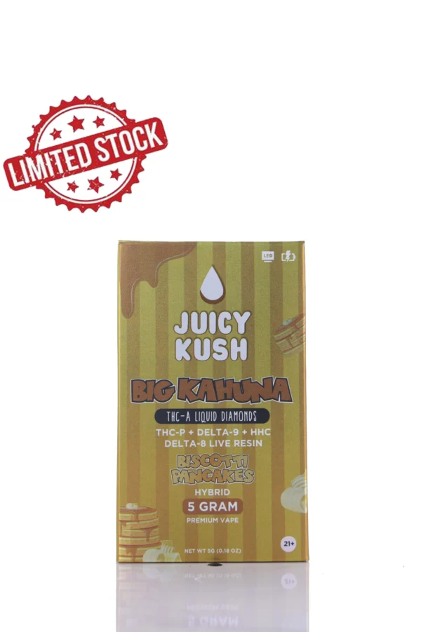 Juicy Kush THC-A Disposable Biscotti Pancakes 5 Gram